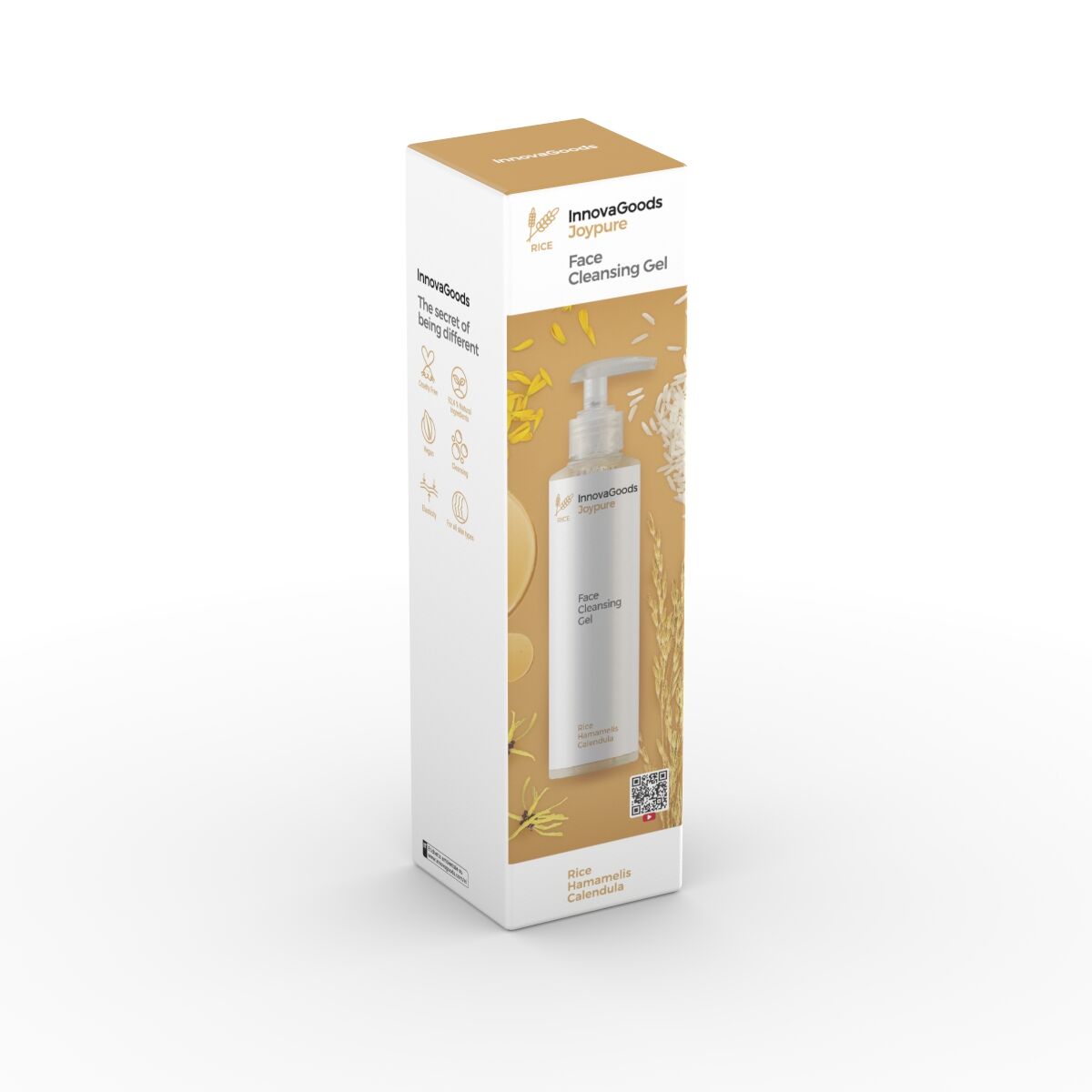 Rengörande ansiktsgel Rice Joypure InnovaGoods 200 ml - 8