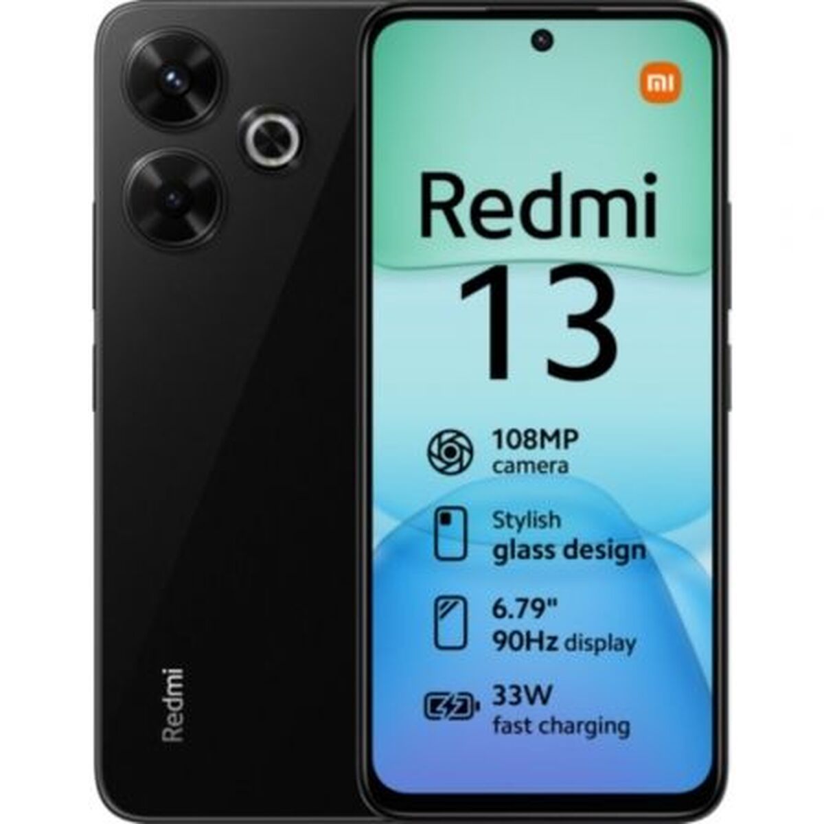 Smartphone Xiaomi Redmi 13 6,79" Octa Core 8 GB RAM 256 GB Svart