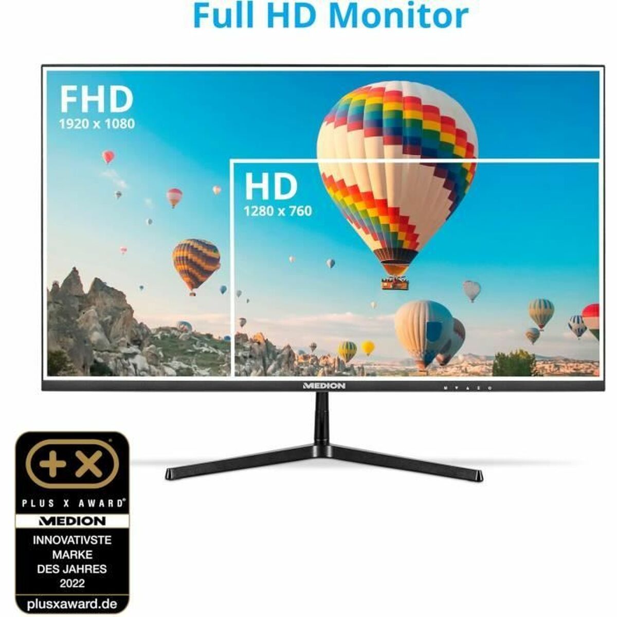 Monitor Medion AKOYA P52424 MD 20152 Full HD LCD 24" - 3