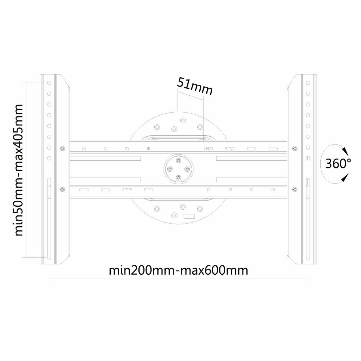 TV-fäste Neomounts LED-WR100BLACK 75" 50 kg - 4