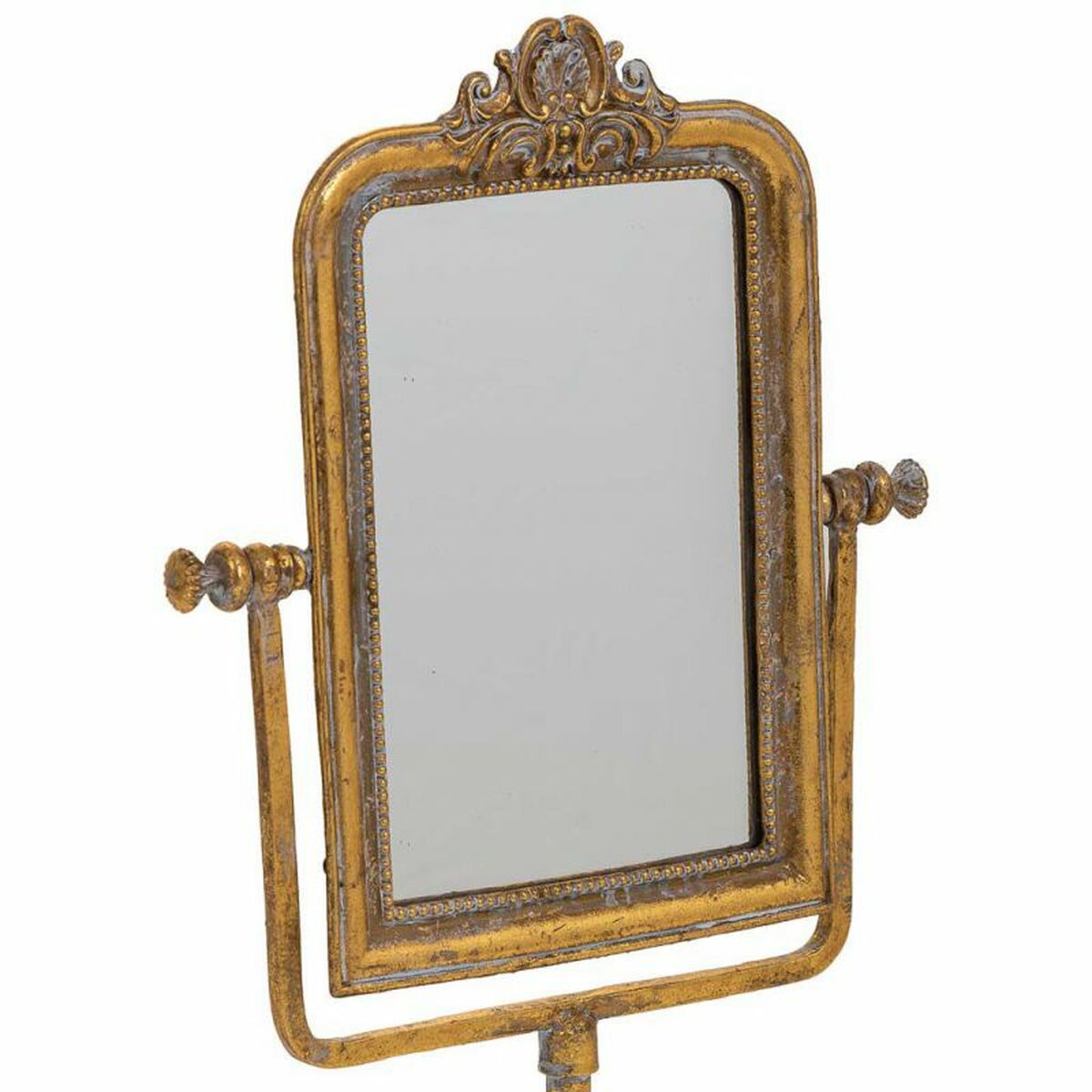 Spegel med monteringsfäste Alexandra House Living Guld Harts 9 x 35 x 18 cm - 5