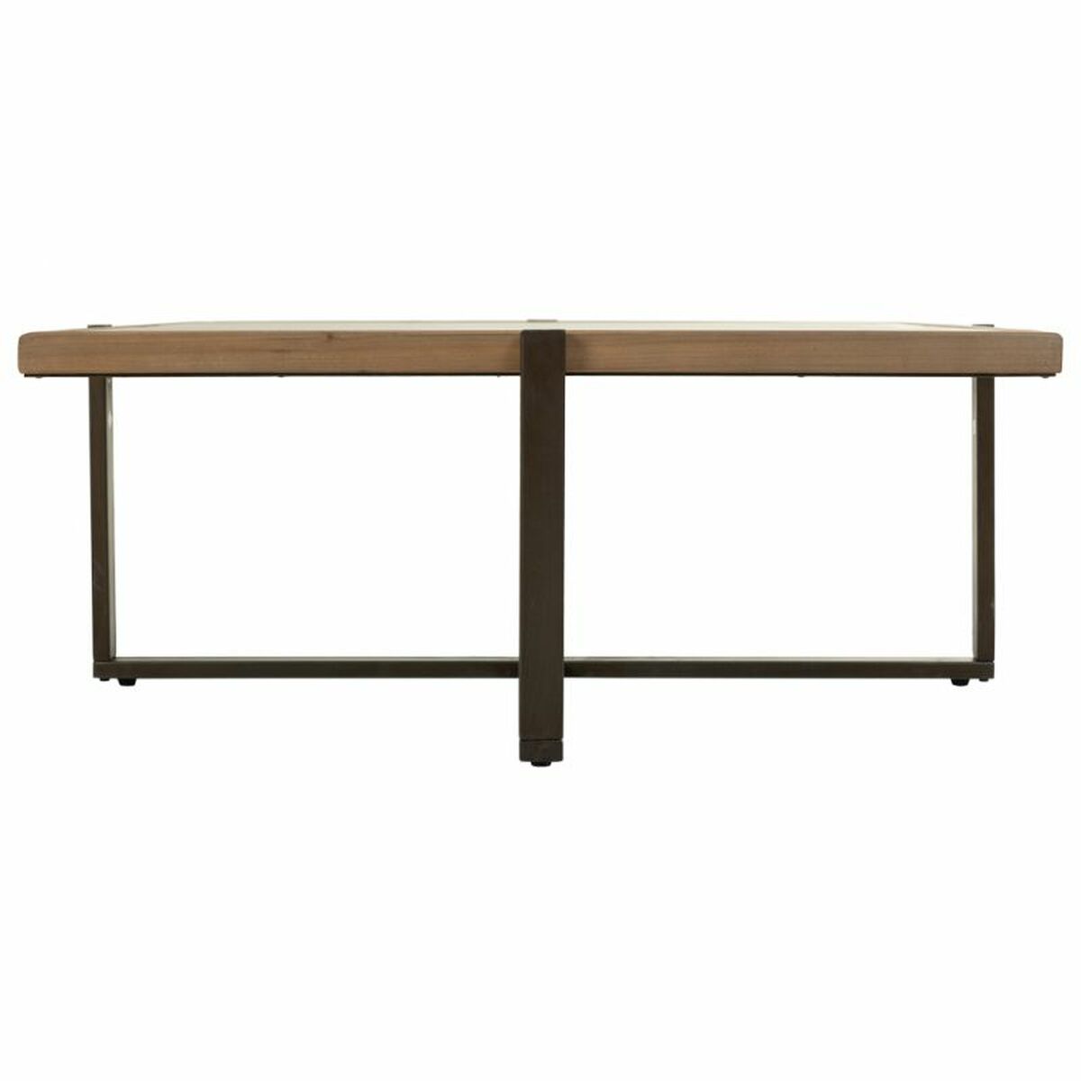 Soffbord Alexandra House Living Brun Järn Granträ 99 x 40 x 99 cm - 2