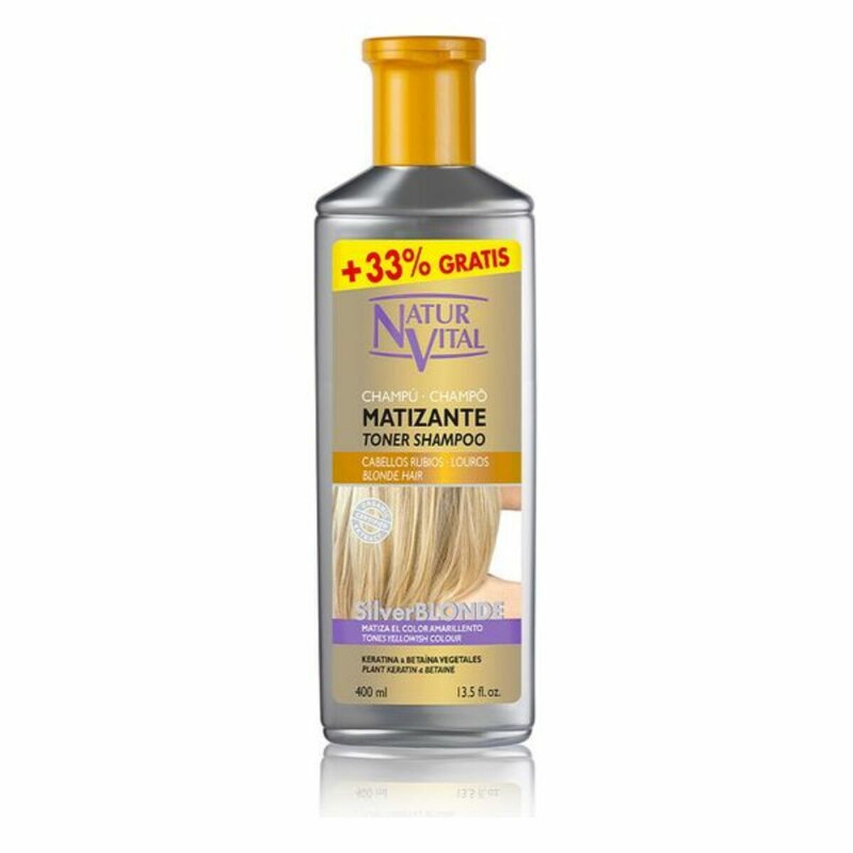 Schampo Naturvital Champú Matizante 400 ml