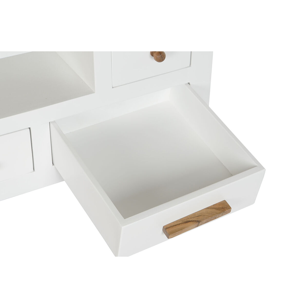 TV-möbler DKD Home Decor Vit Brun Akaciaträ Mangoträ 125 x 40 x 50 cm - 5