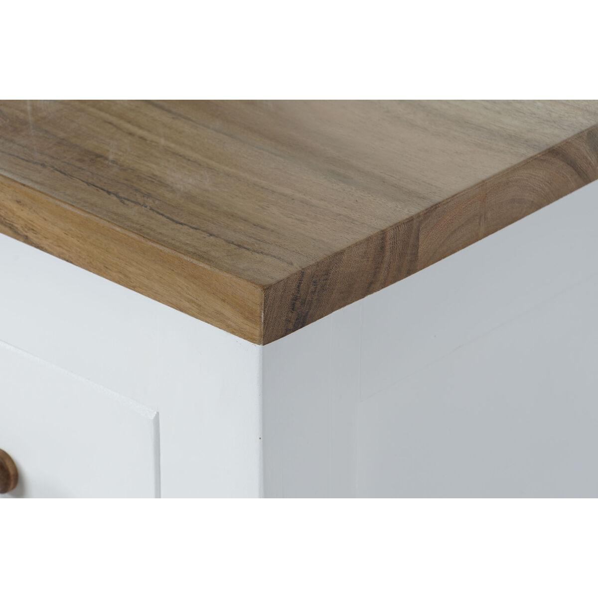 TV-möbler DKD Home Decor Vit Brun Akaciaträ Mangoträ 125 x 40 x 50 cm - 6