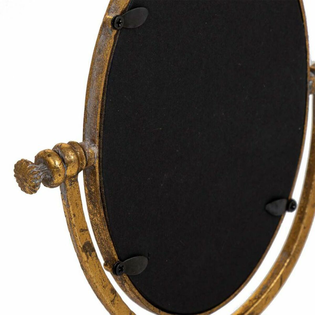 Spegel med monteringsfäste Alexandra House Living Guld Harts 9 x 30 x 17 cm - 7