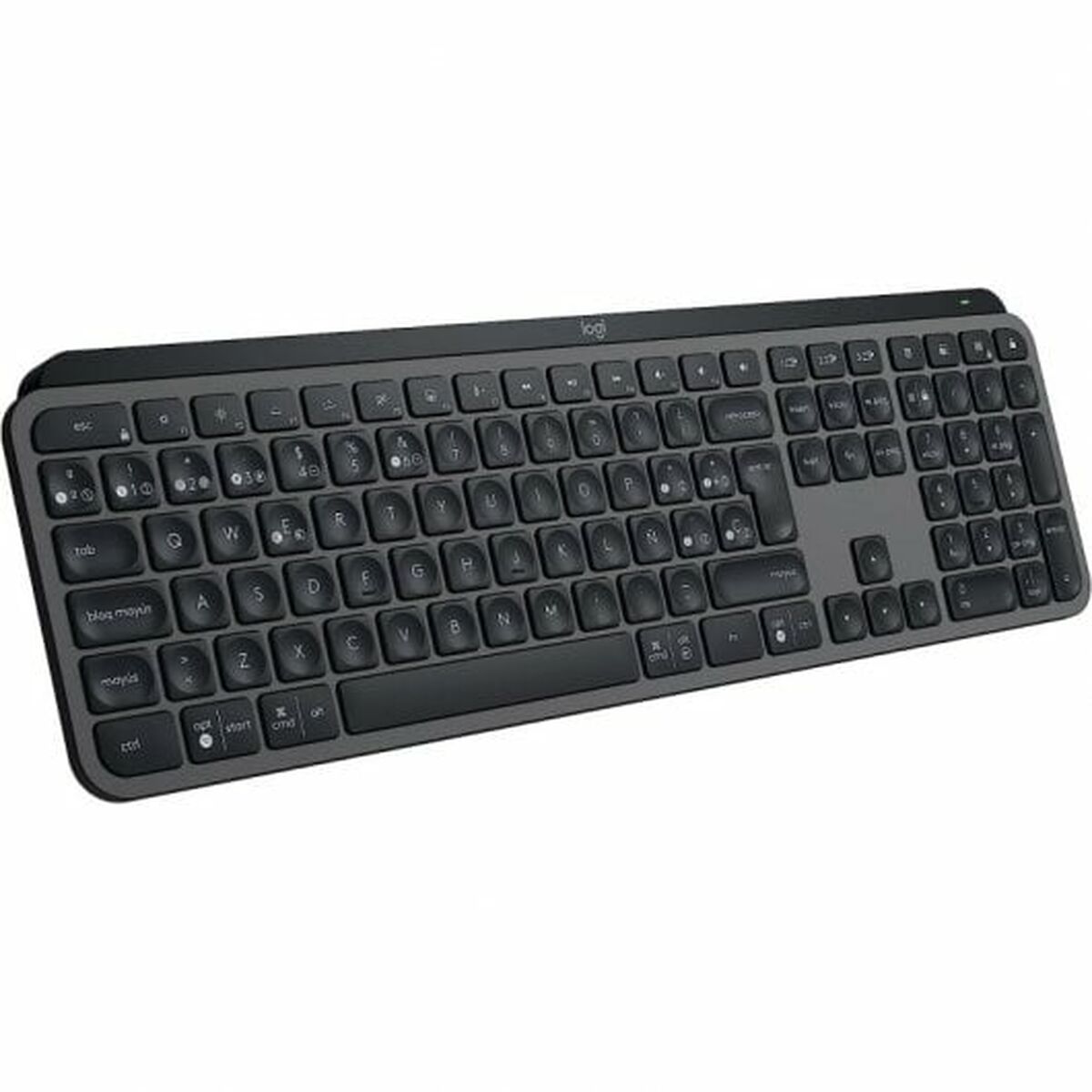 Trådlöst Tangentbord Logitech MX Keys S Qwerty Spanska Grå Grafit
