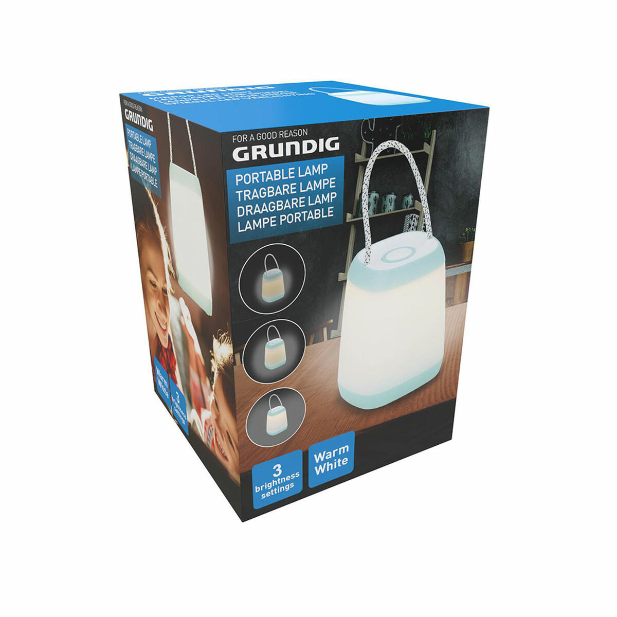 Bärbar lampa Grundig - 2