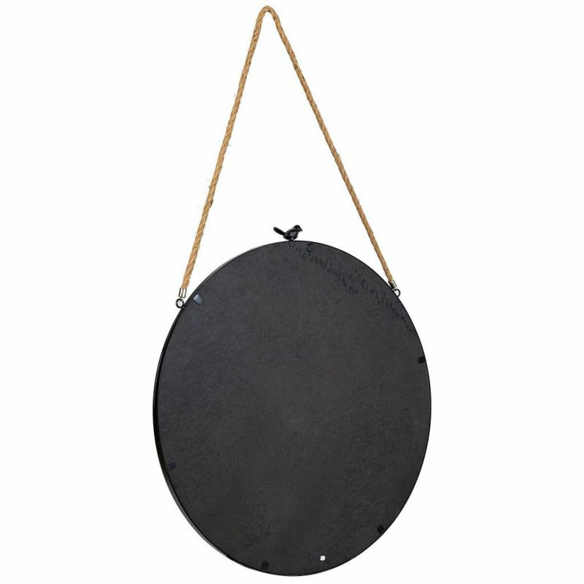 Väggspegel Alexandra House Living Svart 1 x 60 x 60 cm Cirklar - 5