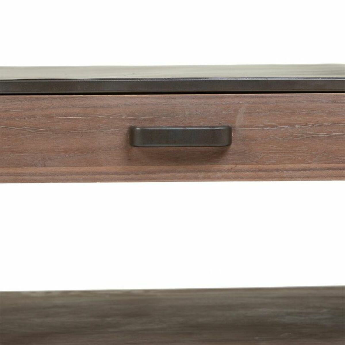 Soffbord Alexandra House Living Brun Trä Järn Platta Granträ 62 x 41 x 120 cm - 8