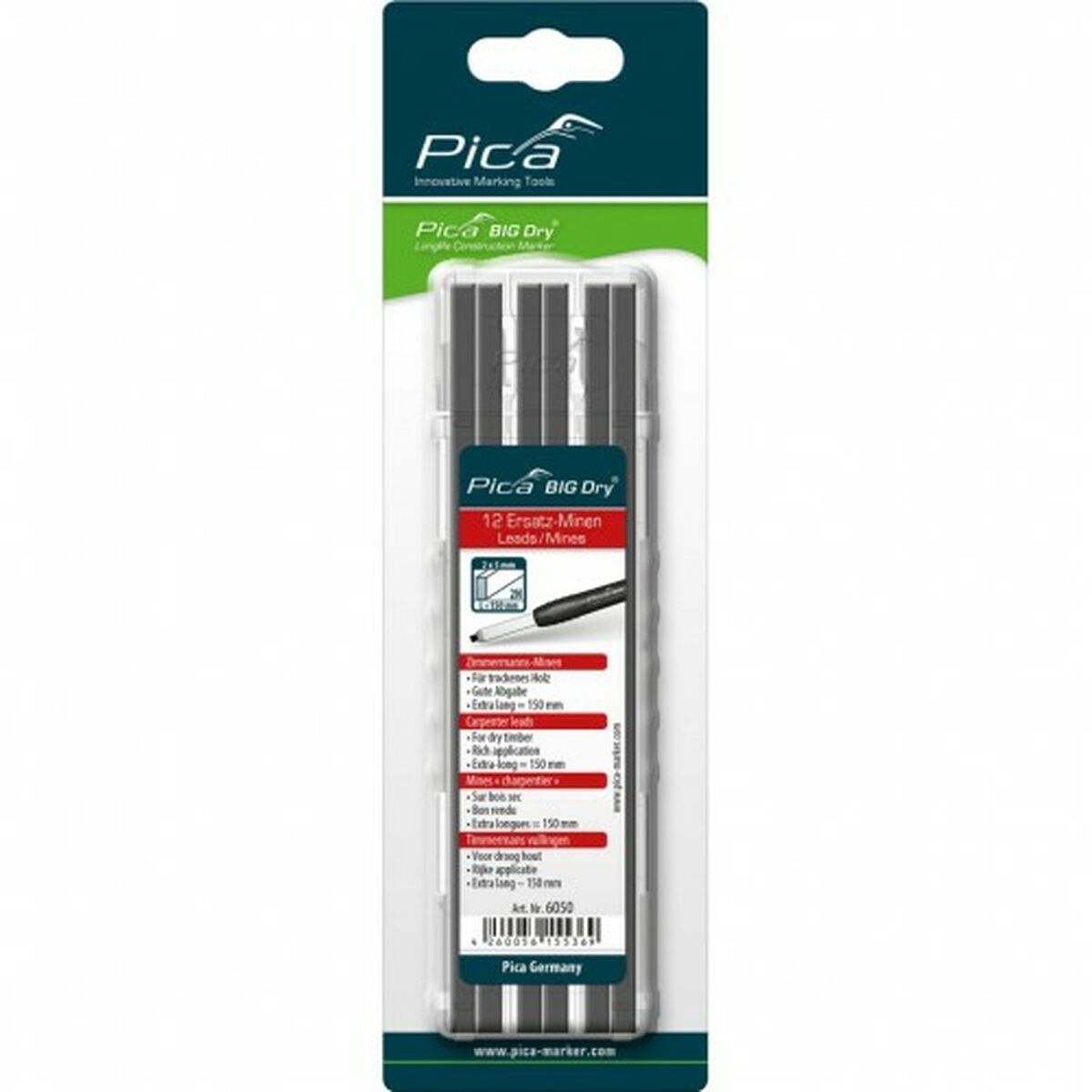 Stift Pica Dry Snickeri Grafit