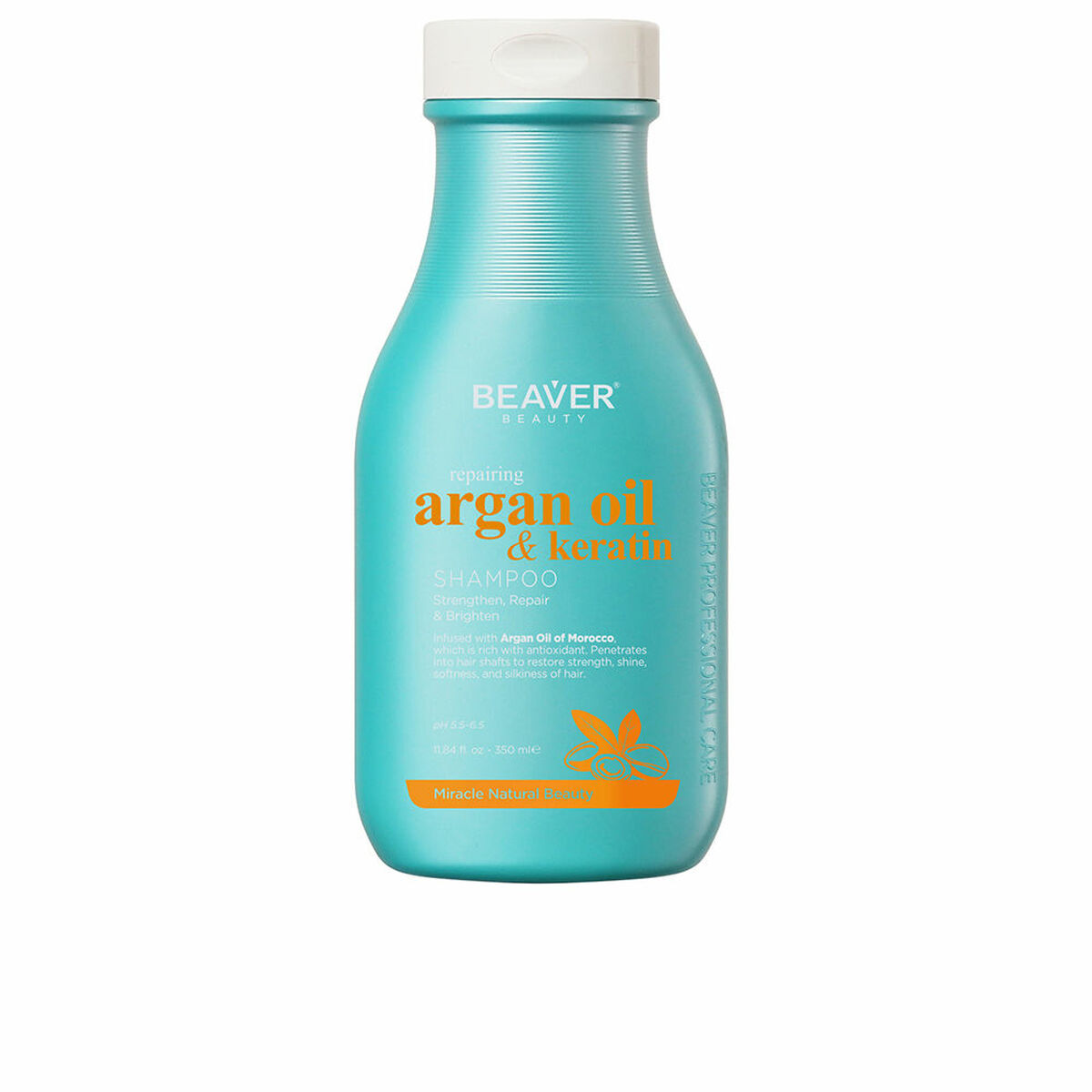 Stärkande schampo Beaver ARGAN OIL & KERATIN 350 ml