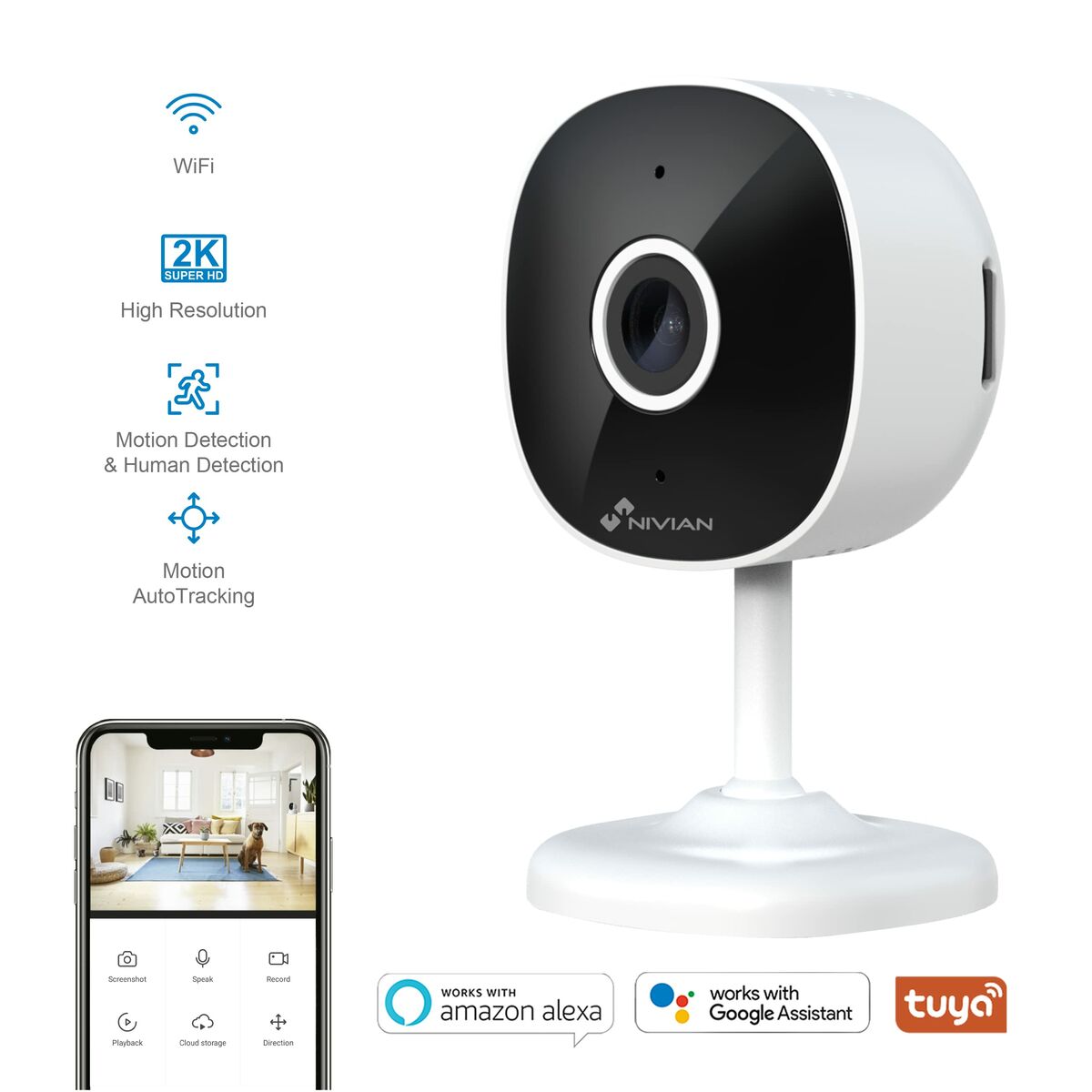 Övervakningsvideokamera Nivian NVS-IPC-I5 - 4