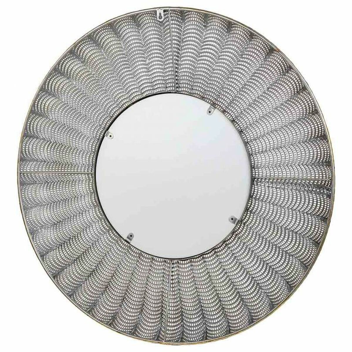 Väggspegel Alexandra House Living Gyllene 5 x 80 x 80 cm Cirklar - 4