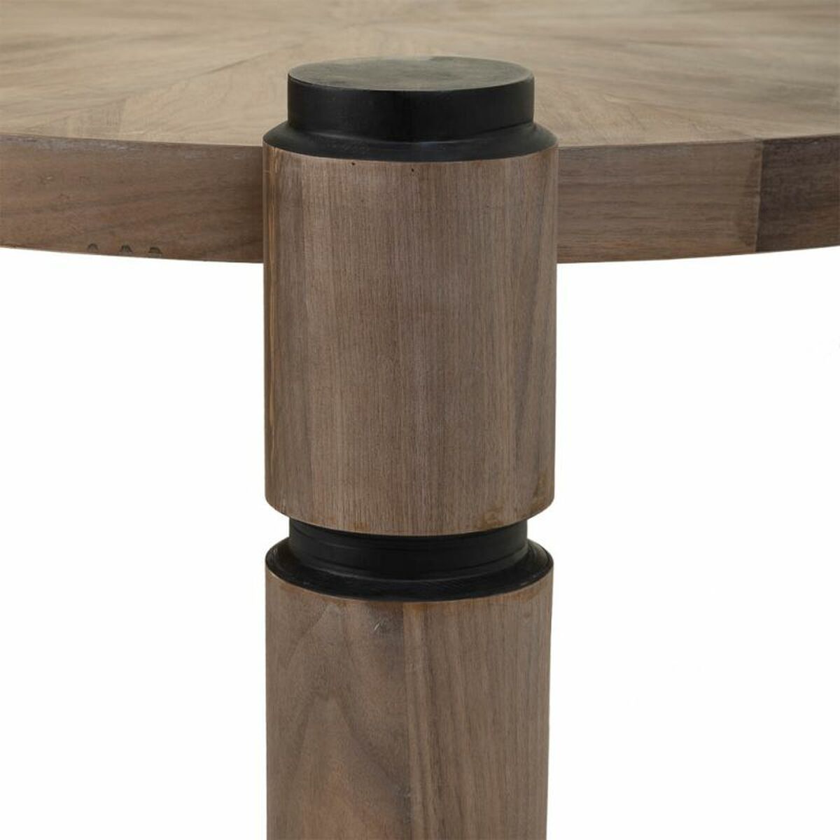 Soffbord Alexandra House Living Brun Trä Järn Platta Granträ 110 x 46 x 110 cm - 5