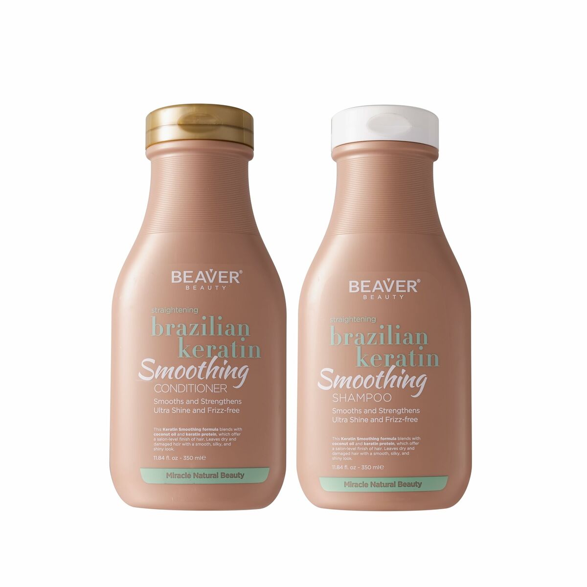 Uträtande schampo Beaver BRAZILIAN KERATIN 350 ml - 2