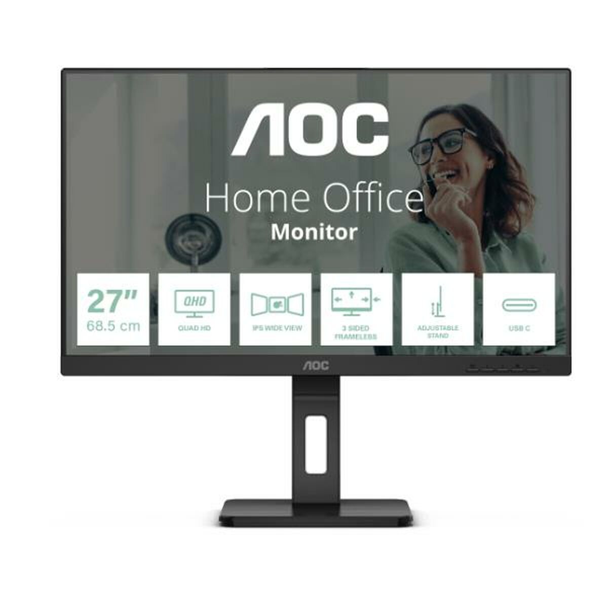 Monitor Gaming AOC Q27P3CV Quad HD 27" - 2