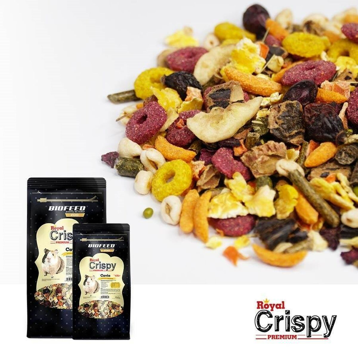 Foder Biofeed Royal Crispy Premium 750 g - 2
