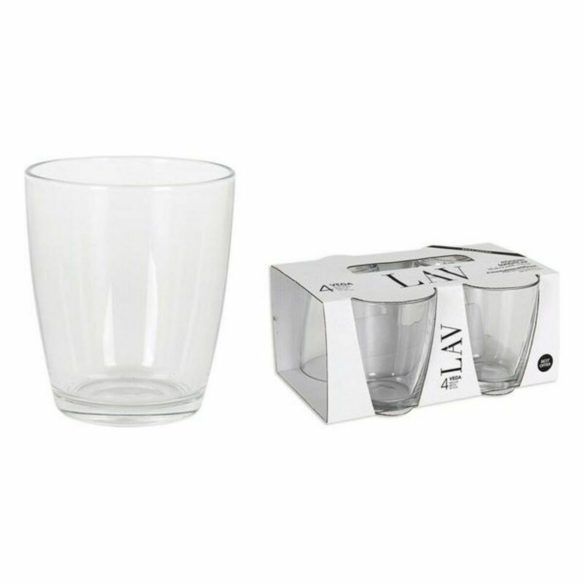 Glasset LAV 65357 340 ml 4 Delar (4 antal) (12 antal) - 4