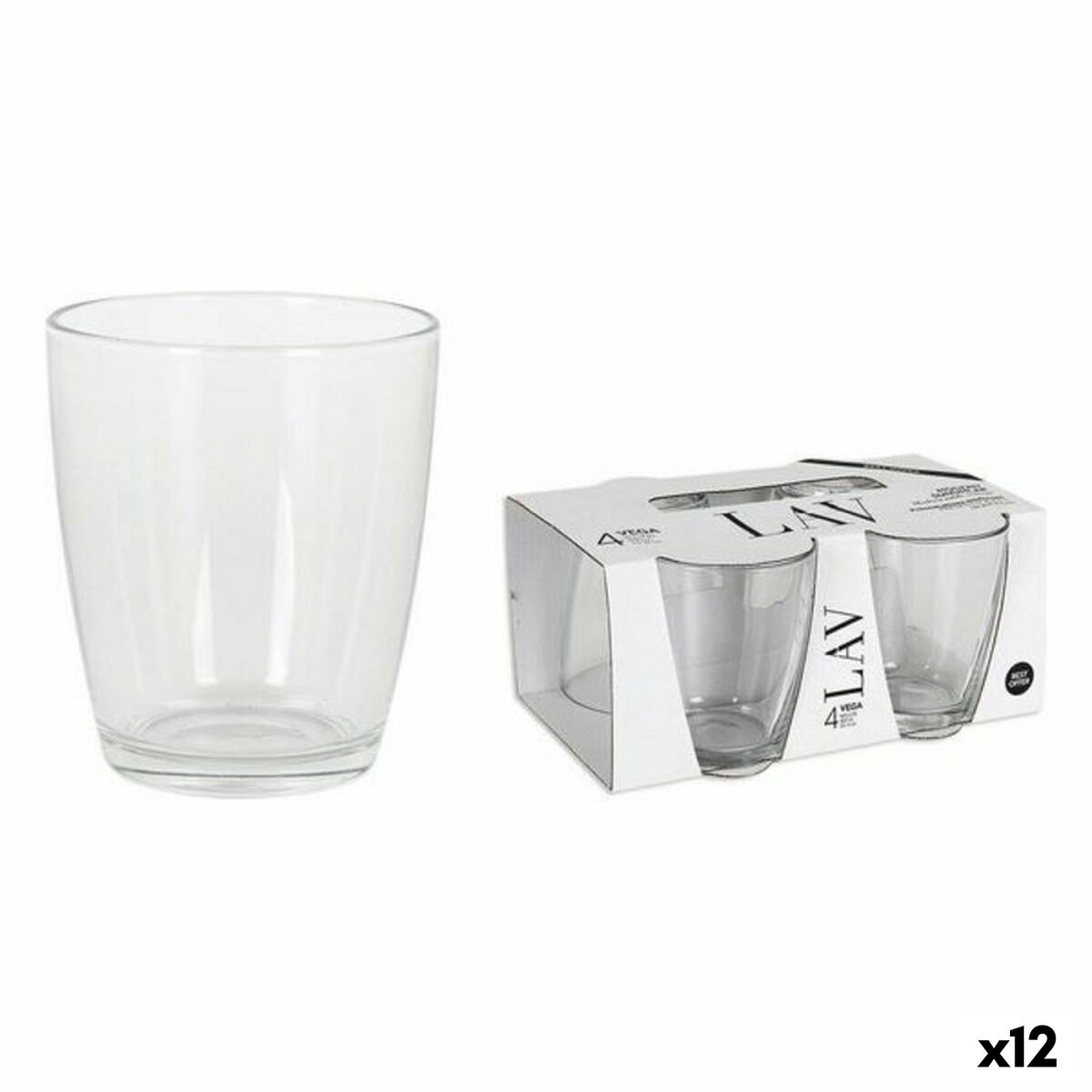Glasset LAV 65357 340 ml 4 Delar (4 antal) (12 antal) - 3