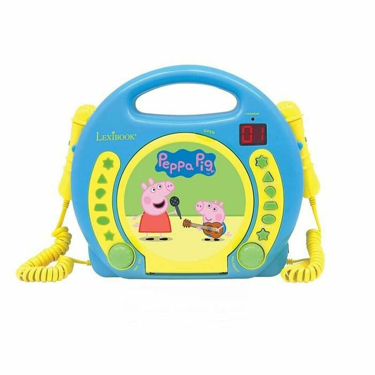 Spelare Lexibook Peppa Pig CD Karaoke Mikrofon x 2 - 2