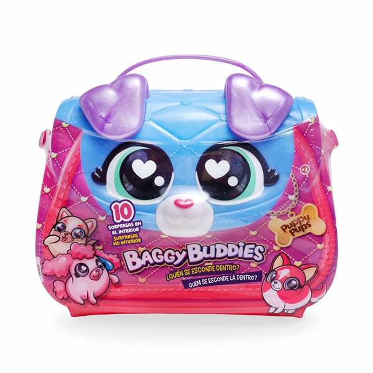 Mjukisleksak Bizak Baggy Buddies 19 x 16,4 x 8,9 cm Överraskningslåda - 2