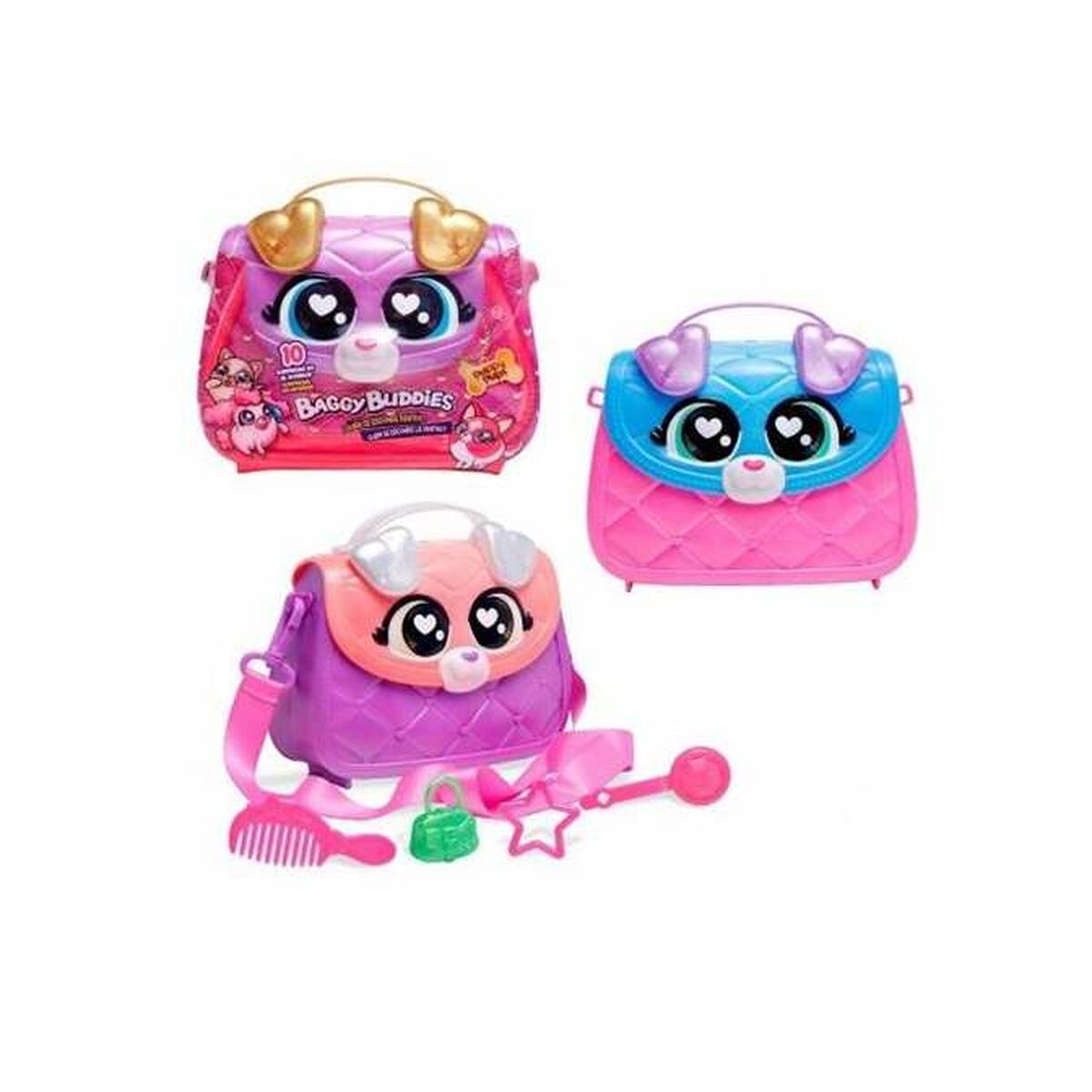 Mjukisleksak Bizak Baggy Buddies 19 x 16,4 x 8,9 cm Överraskningslåda - 3