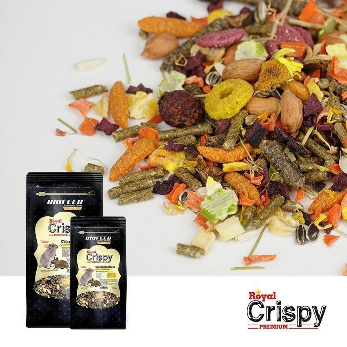 Foder Biofeed Royal Crispy Premium 750 g - 2