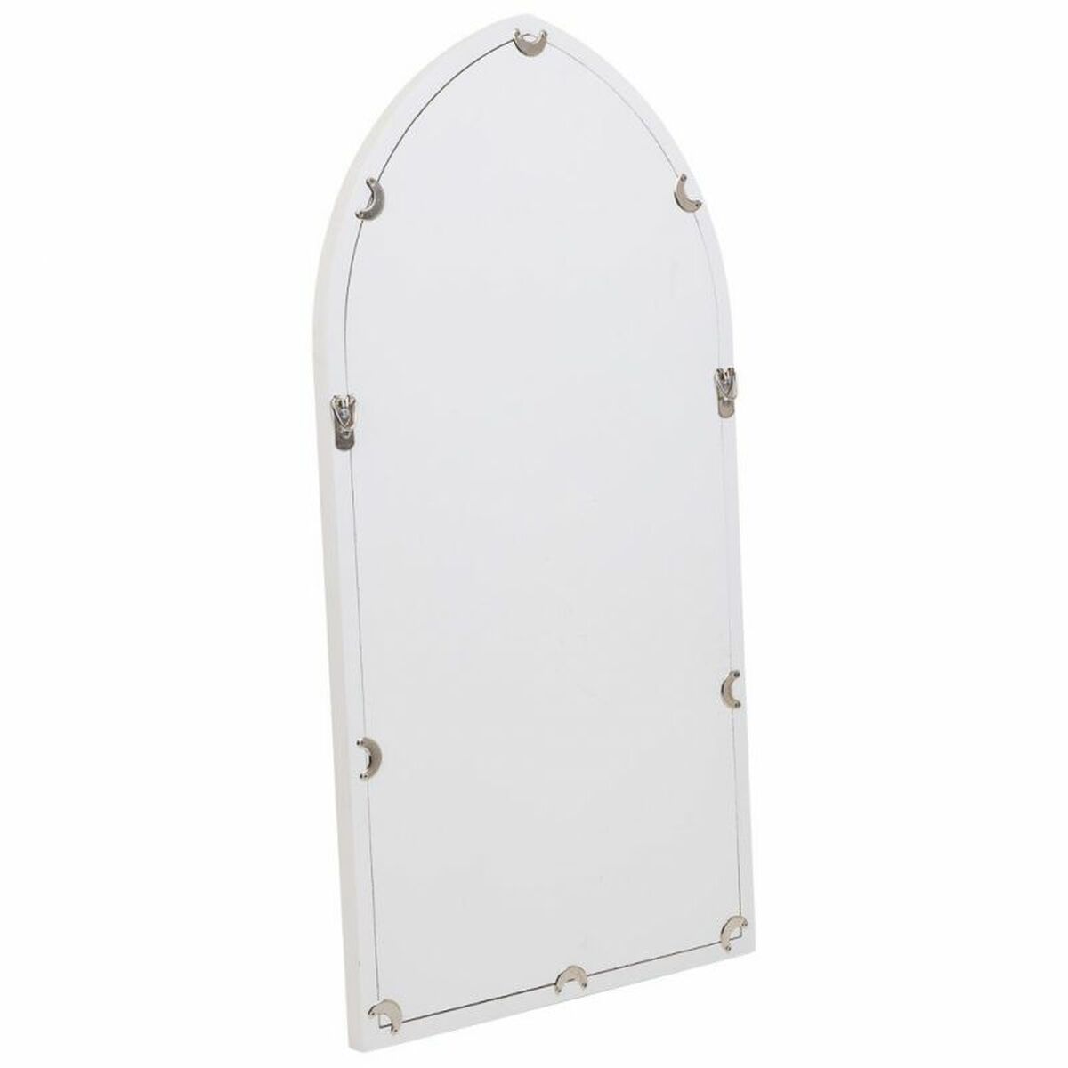 Väggspegel Alexandra House Living Vit Glas Granträ Trä MDF 2 x 80 x 40 cm - 6