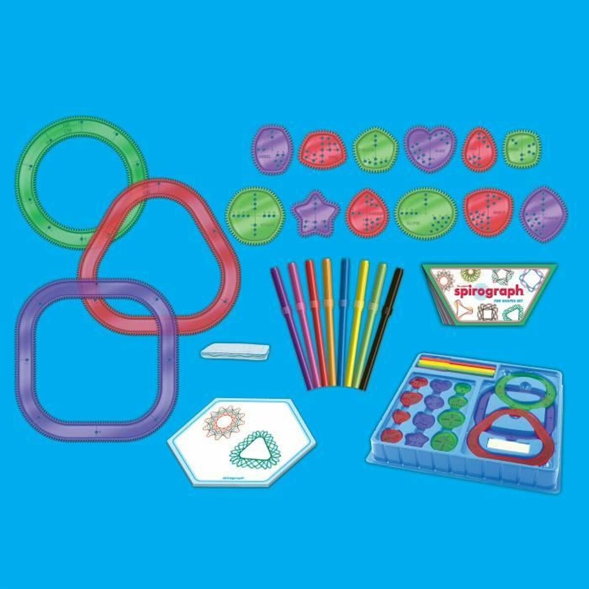 Ritningsset Spirograph Silverlit Originals Forms Multicolour 25 Delar - 10