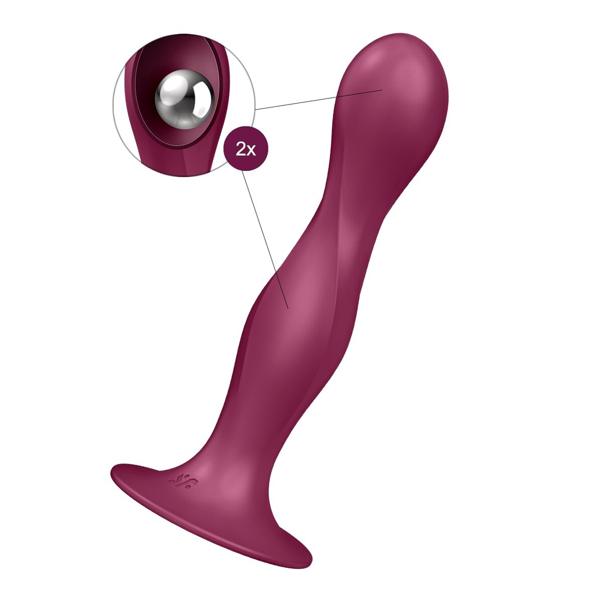 Dildo Satisfyer Röd - 2