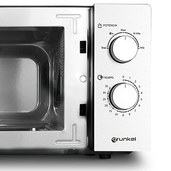 Mikrovågsugnen Grunkel Silvrig 700 W 20 L