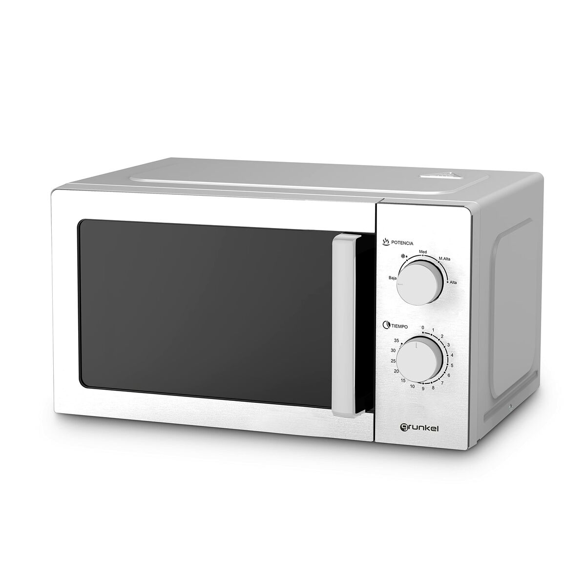 Mikrovågsugnen Grunkel Silvrig 700 W 20 L - 3