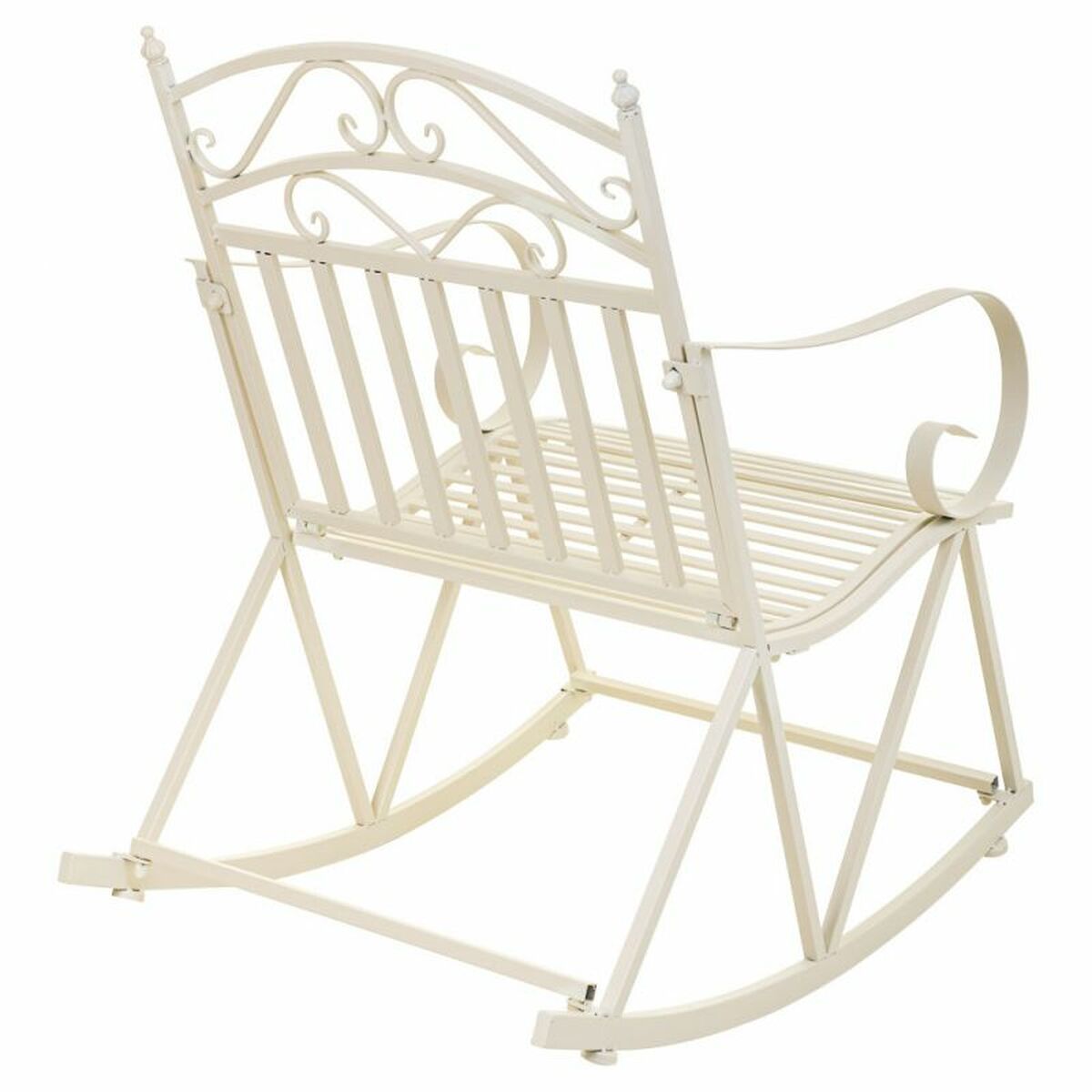 Gungstol Alexandra House Living Vit Järn 24 x 45 x 24 cm - 4