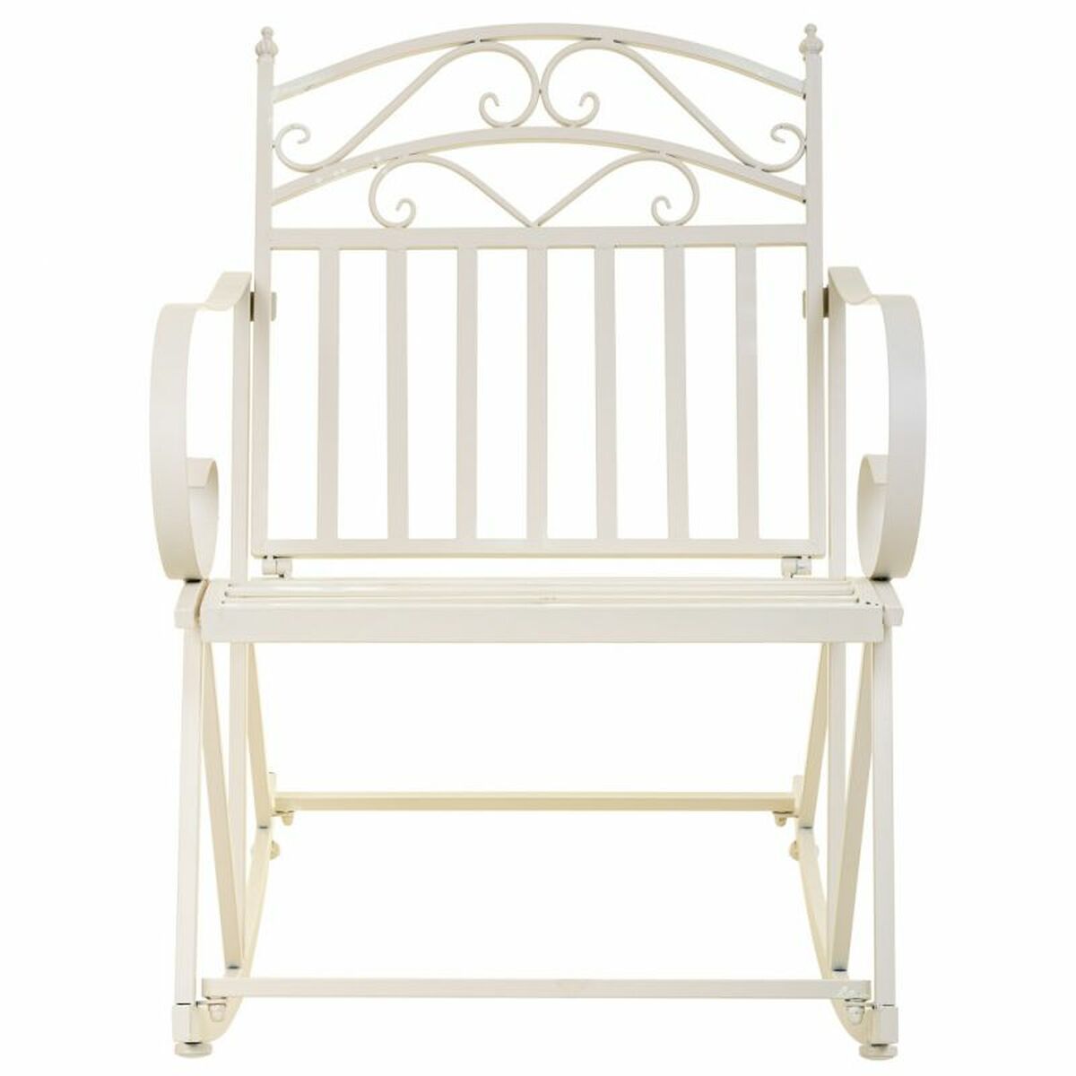 Gungstol Alexandra House Living Vit Järn 24 x 45 x 24 cm - 2
