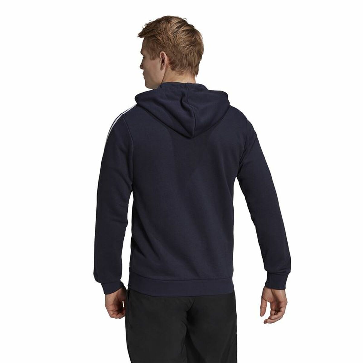 Träningsjacka Herr Adidas Essentials French Terry 3 Mörkblå - 3