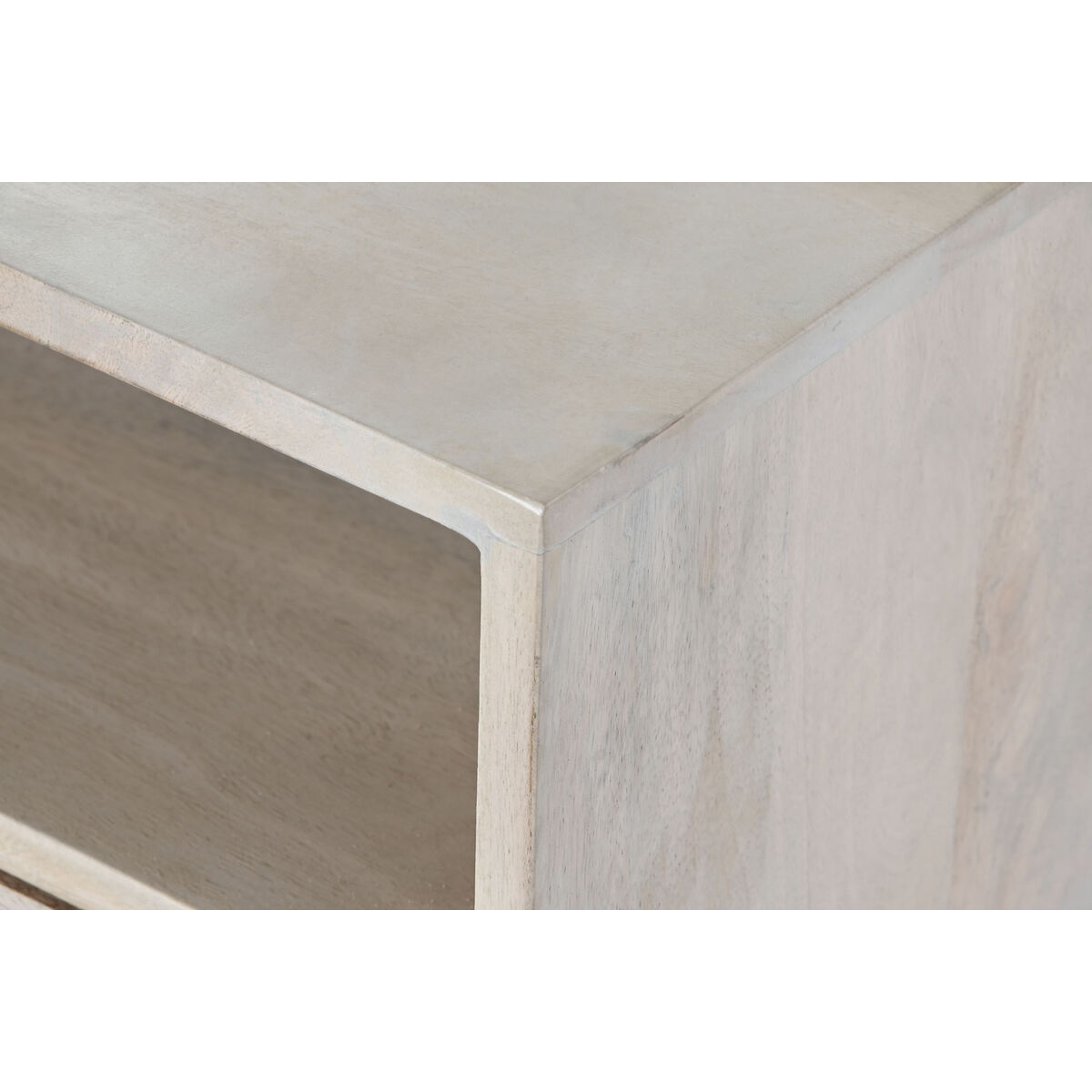 TV-möbler DKD Home Decor Vit Naturell Mangoträ 130 x 40 x 45 cm - 6