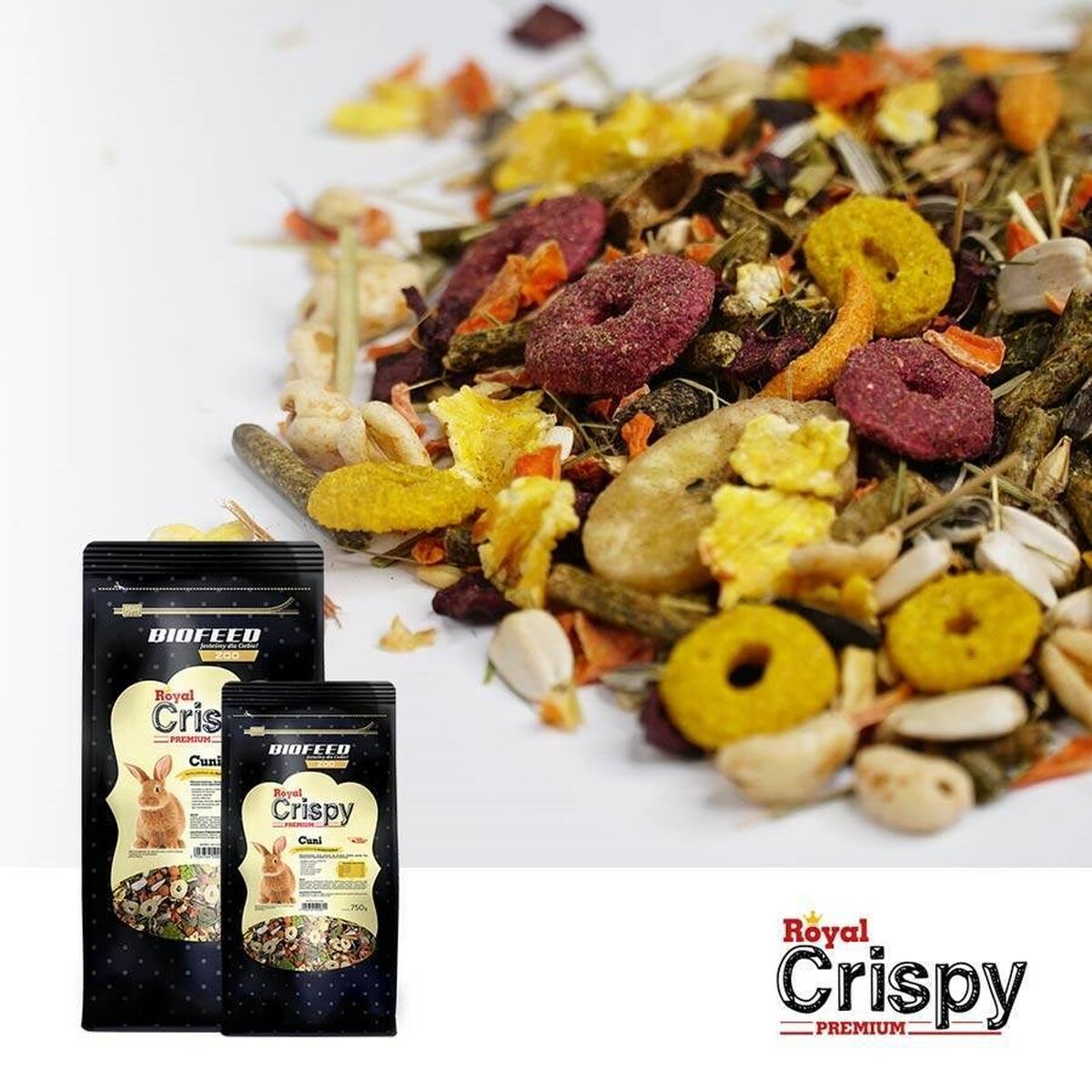 Foder Biofeed Royal Crispy Premium 750 g - 2