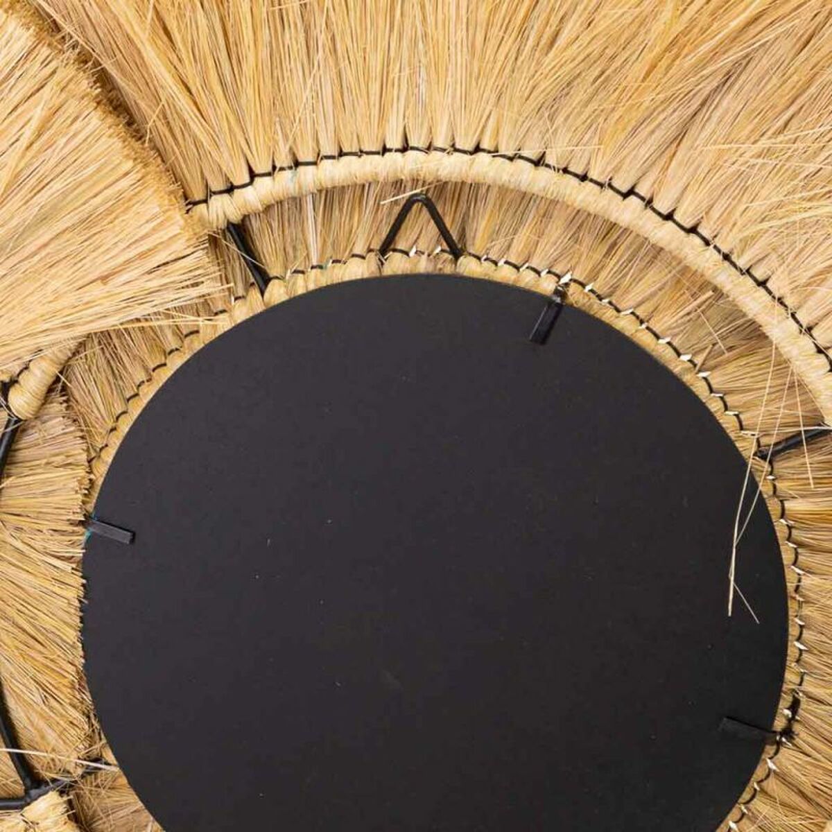 Väggspegel Alexandra House Living Brun 73 x 3 x 116 cm Cirklar - 8