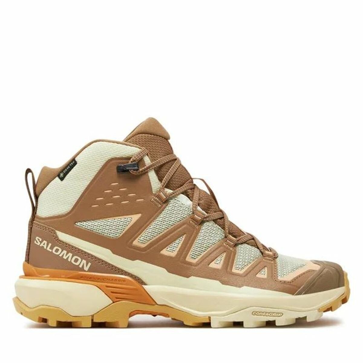 Gymnastiksko, Dam Salomon X Ultra 360 Edge Mid Ljusbrun