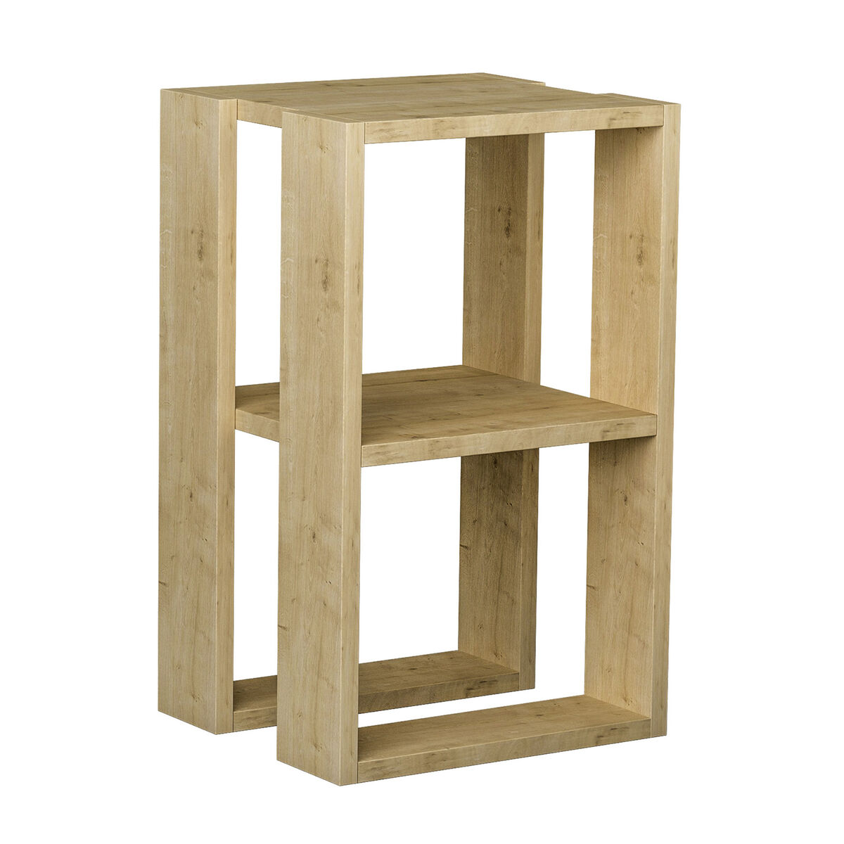Soffbord Alexandra House Living Tölgy Trä MDP 60 x 32 x 60 cm 1 Hyllor