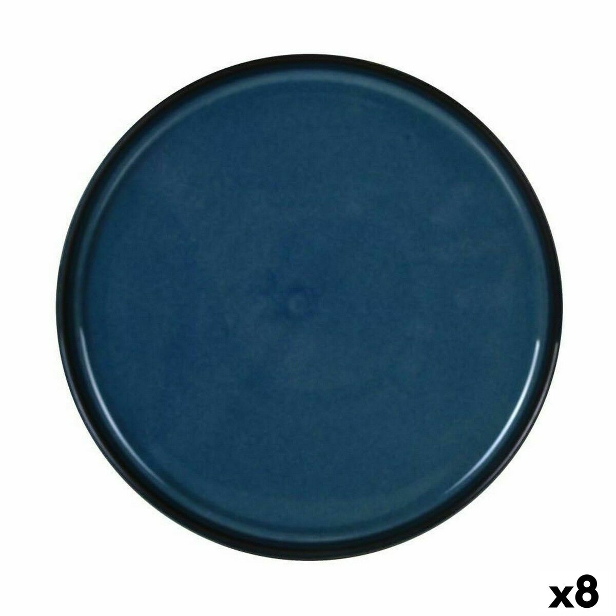 Snacksbricka La Mediterránea Chester Blå Rund 26,8 x 2,6 cm (8 antal)