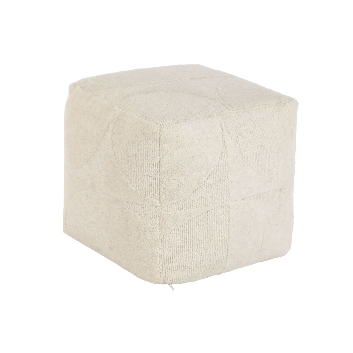 Fotpall Home ESPRIT Beige Boho 45 x 45 x 45 cm
