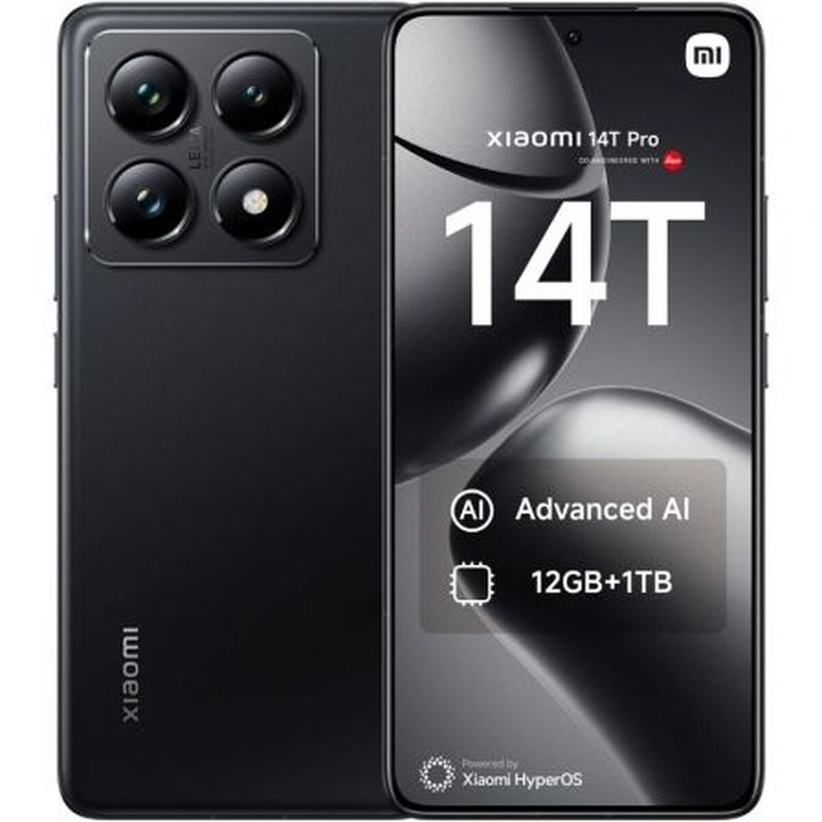 Smartphone Xiaomi 14T P 12-1TB BK Octa Core 12 GB RAM Svart