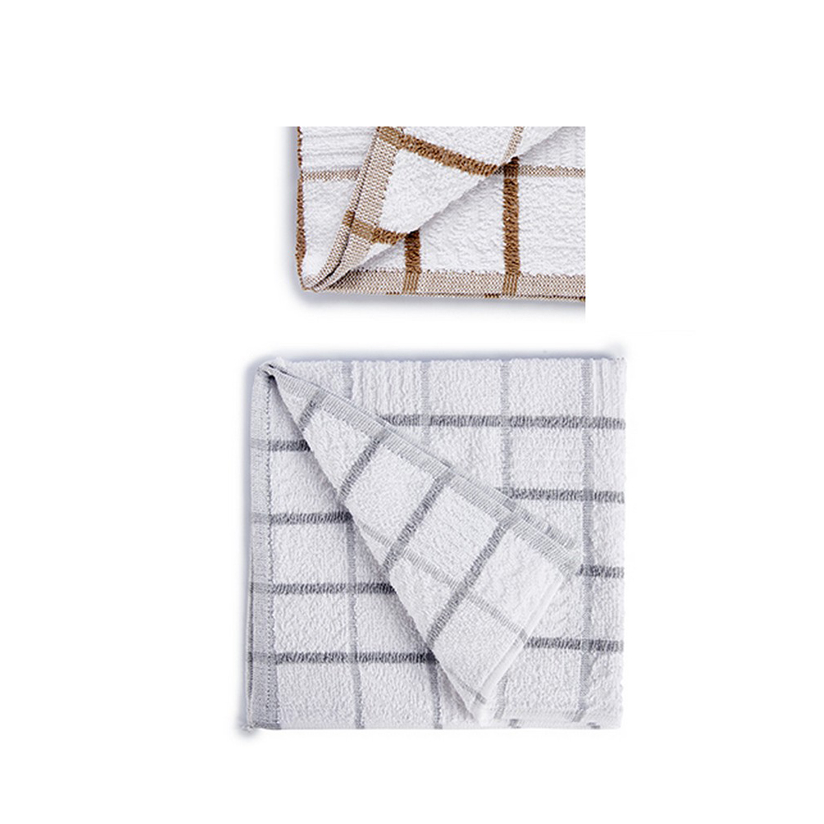 Kökstextil Fyrkantig Grå Beige - 2