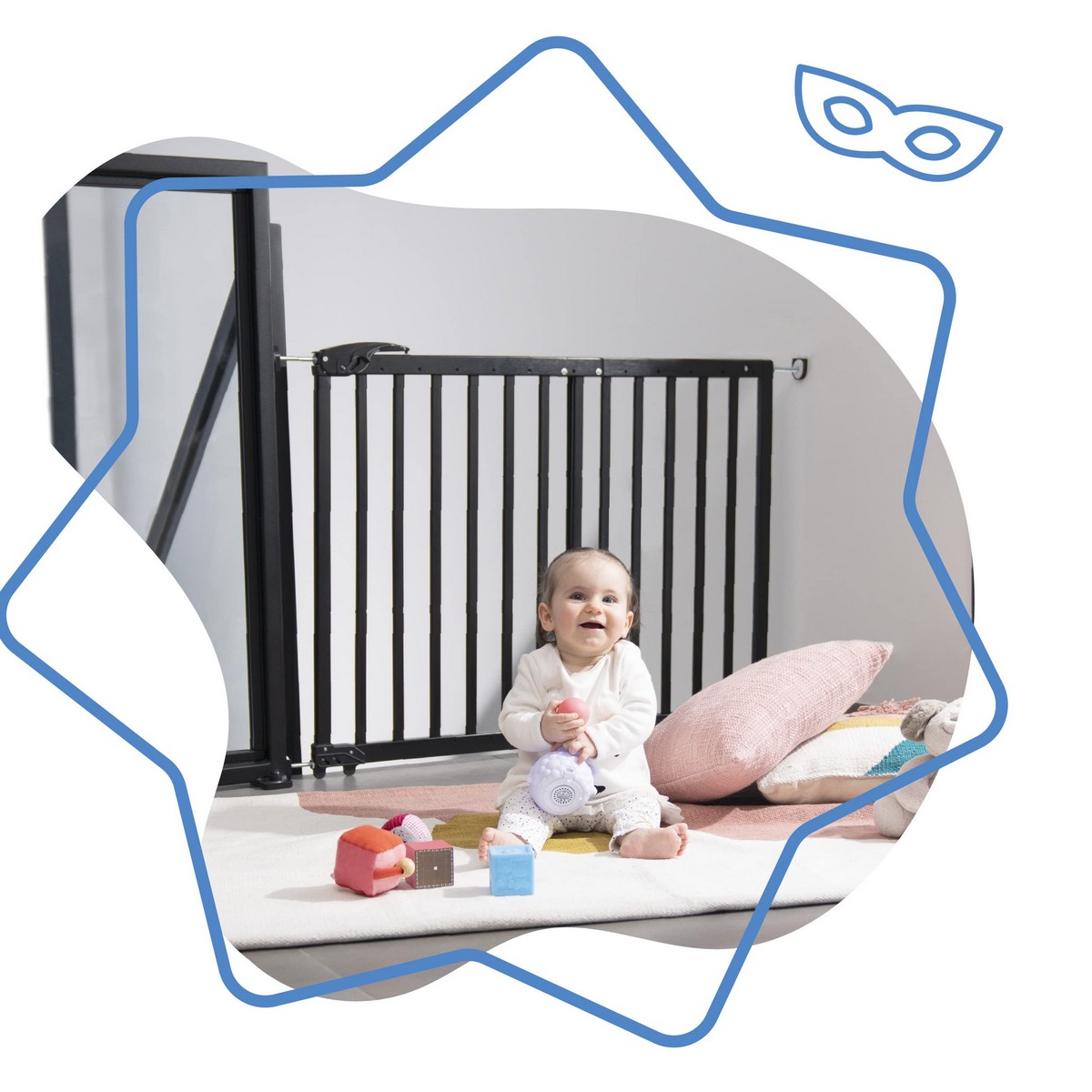 Säkerhetsbarriär Badabulle 106 cm - 11