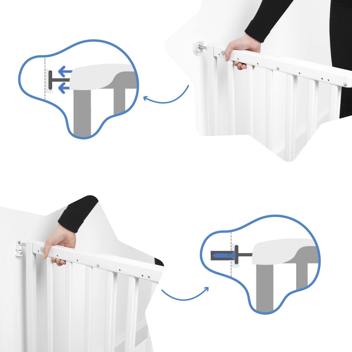 Säkerhetsbarriär Badabulle 106 cm - 10