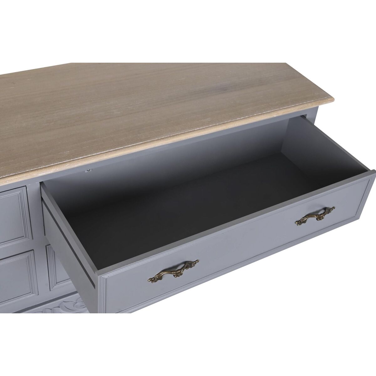 TV-möbler DKD Home Decor Grå Naturell 120 x 40 x 56.5 cm 120 x 40 x 56,5 cm - 4