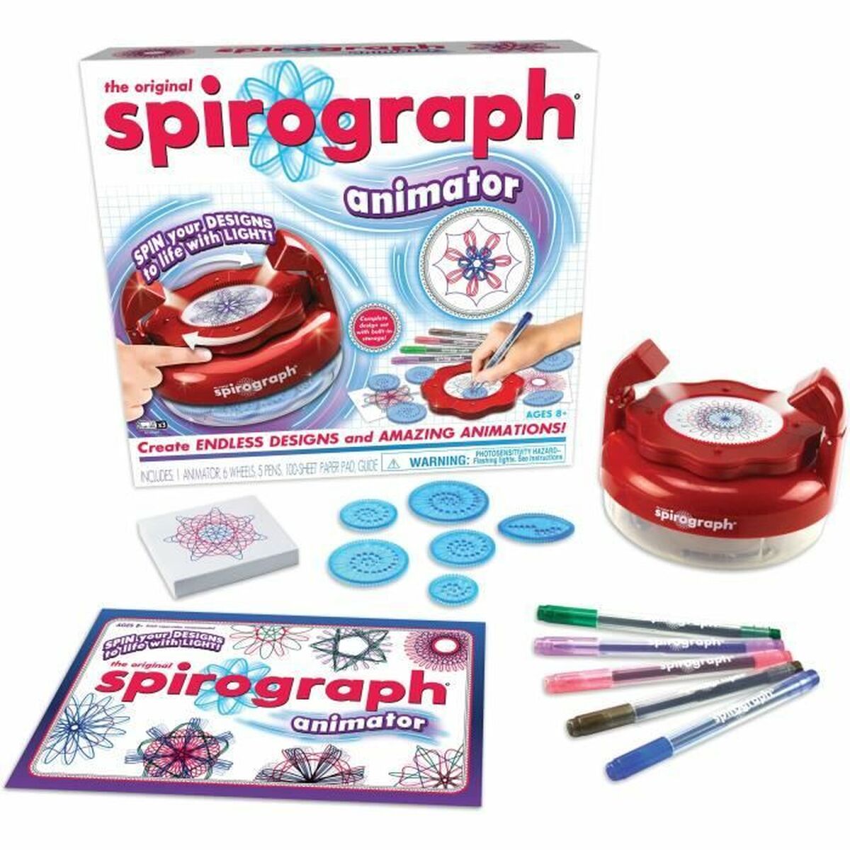 Ritningsset Spirograph Silverlit Animator - 6