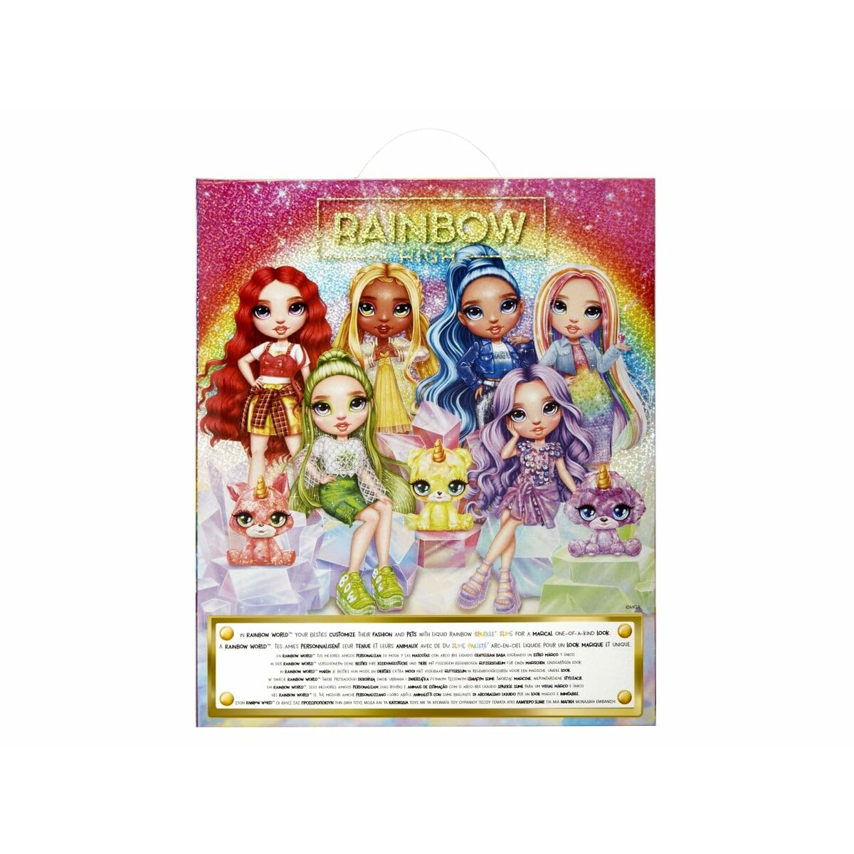 Docka med husdjur MGA Amaya Rainbow World  22 cm Ledbuss - 6